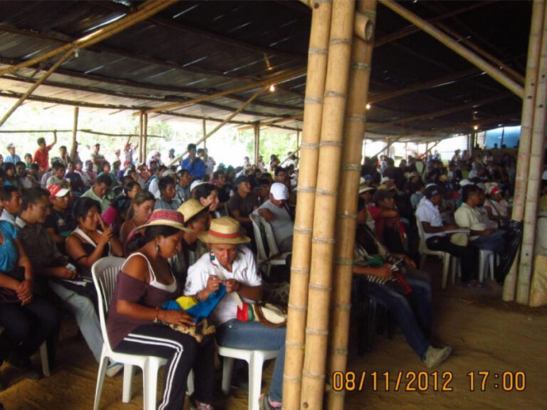 3. La María, Ancestral Territory of Peace, Coexistence and Dialogue, encounter 2012