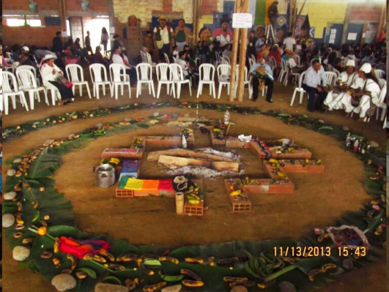 4. La María, Ancestral Territory of Peace, Coexistence and Dialogue, circle space