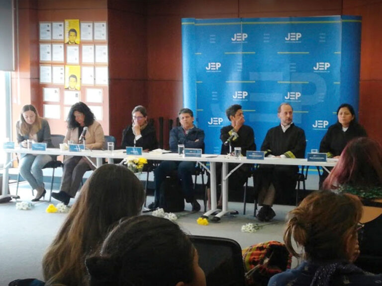 3. Special Jurisdiction for Peace, conference room