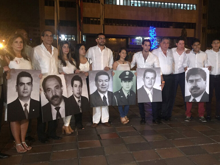 4. Families standing in the main plaza