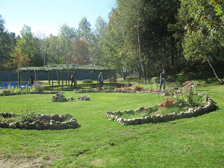 2. Waseskun Healing Center, garden